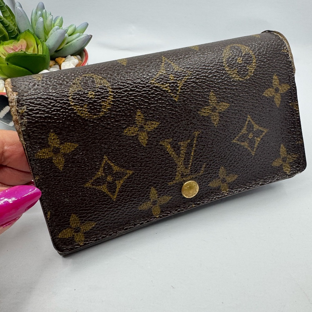 Louis Vuitton Brown Monogram Bifold Wallet
